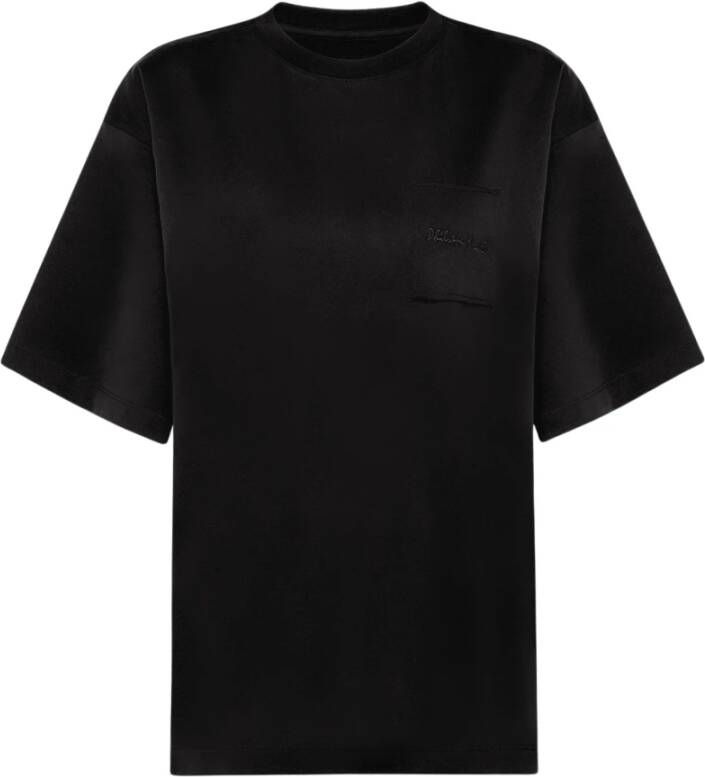 Philippe Model Monique Essence T-shirt Zwart Katoen Black Dames