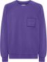 Philippe Model Oversized Katoenen Sweatshirt in Moderne Franse Stijl Paars Heren - Thumbnail 1