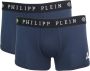 Philipp Plein Hoogwaardige katoenen boxershorts voor heren (2-pack) Blauw Heren - Thumbnail 5