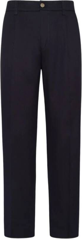 Philippe Model Blauwe Wollen Chino Broek met Urban Stijl Blue Heren