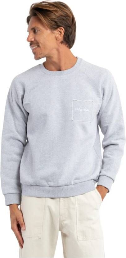 Philippe Model Grijze Melange Sweatshirt Eigentijdse Stijl Gray Heren