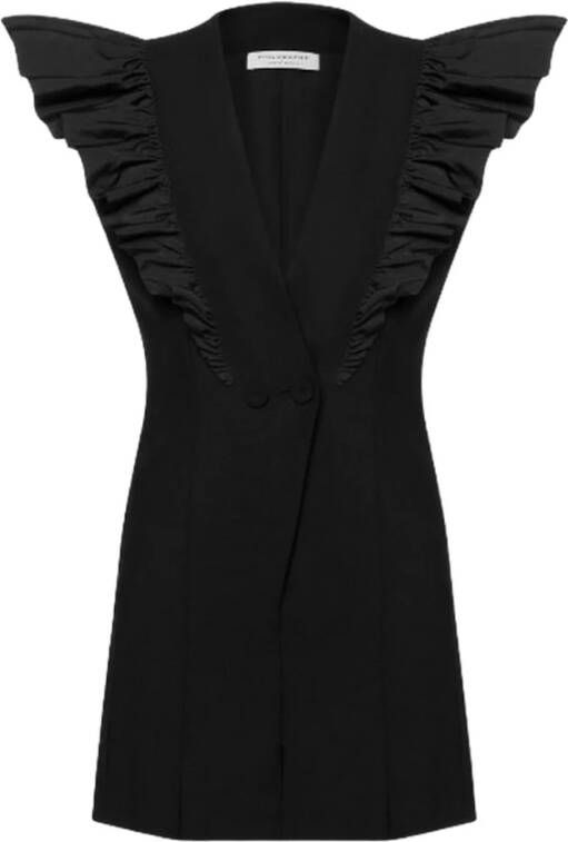 Philosophy di Lorenzo Serafini Casual jurk Hoofddraaiende stijl Black Dames