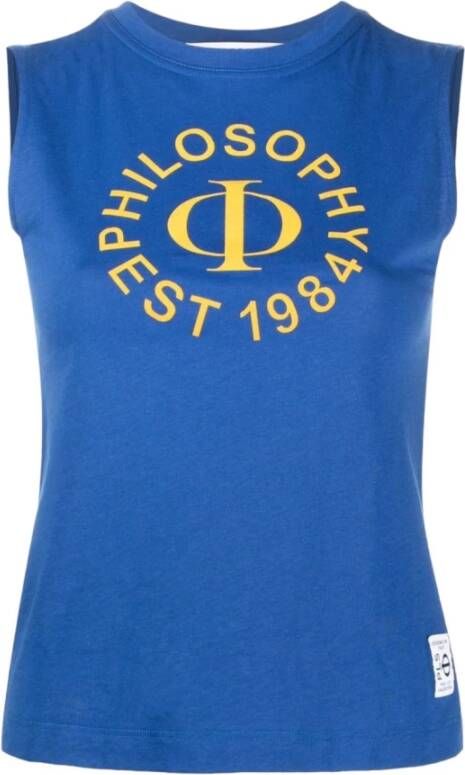 Philosophy di Lorenzo Serafini Dames Philosophy T-shirt Blauw Dames
