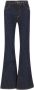 Philosophy di Lorenzo Serafini Donkerblauwe stretch jeans met uitlopende zoom Blauw Dames - Thumbnail 1