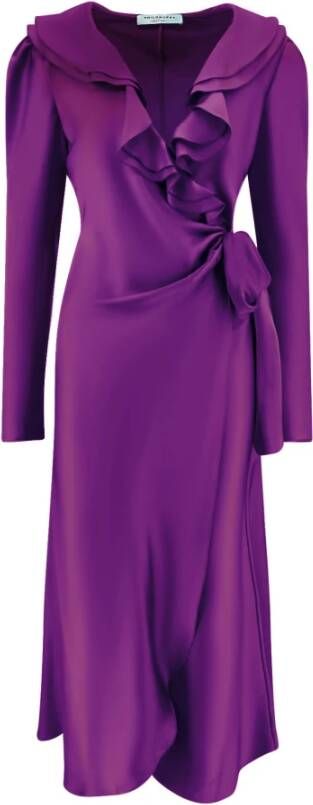 Philosophy di Lorenzo Serafini Midi Dresses Purple Dames