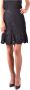 Philosophy di Lorenzo Serafini Mini Rok Zwart Dames - Thumbnail 1