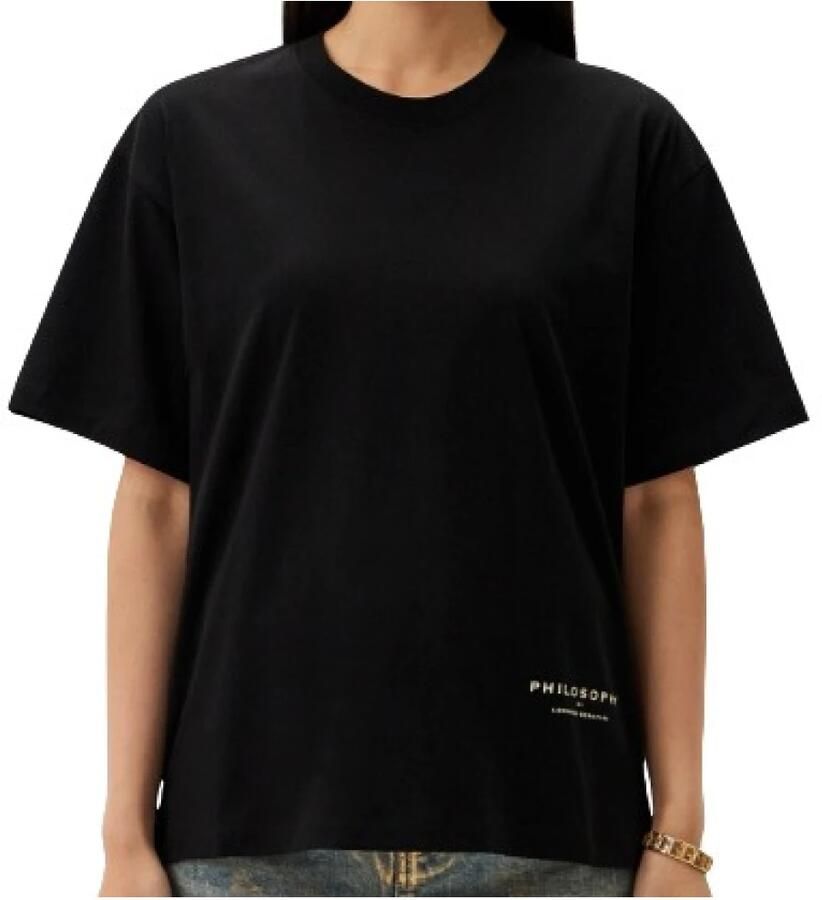 Philosophy di Lorenzo Serafini Jersey T-shirt Black Dames