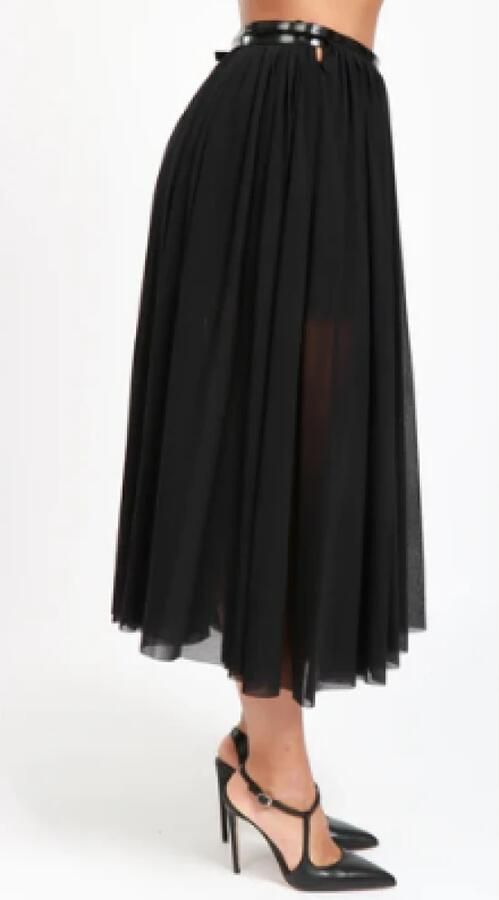 Philosophy di Lorenzo Serafini Stretch tule rok Black Dames - Foto 3