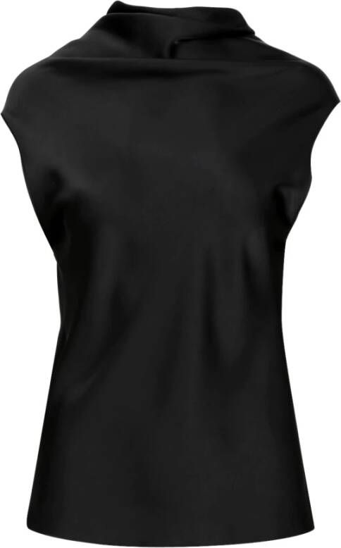 Philosophy di Lorenzo Serafini Zwarte Polyester Blouse voor Dames Black Dames