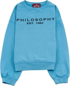 Philosophy di Lorenzo Serafini Sweatshirts Blauw Dames