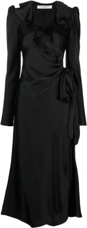 Philosophy di Lorenzo Serafini Zwarte jurken van Lorenzo Serafini Zwart Dames