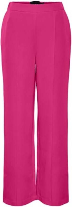 Pieces 17113859 Cropped Trousers Roze Dames