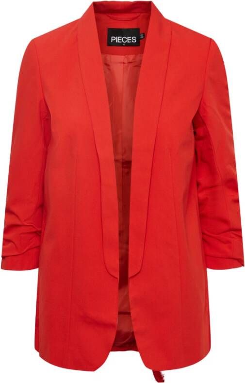 Pieces Blouseblazer PCBOSELLA 3 4 BLAZER NOOS met plooidetail op de mouw - Foto 2