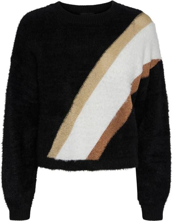 Pieces Dames sweatshirt Pcmilo Lurex Black Dames