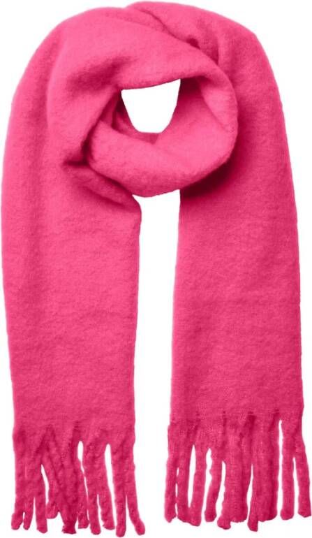 Pieces Lang sjaal met Pcnikita ontwerp Roze Dames