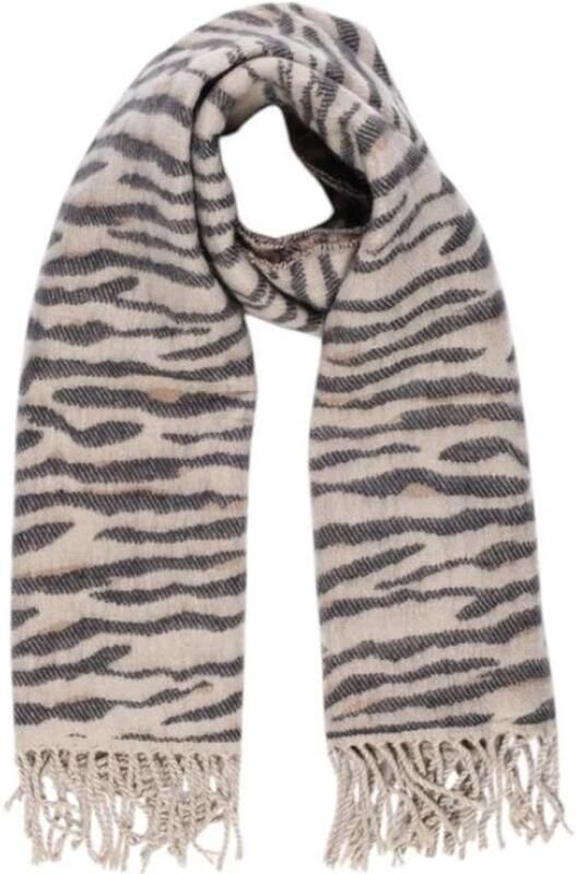 Pieces Beige Acryl Sjaal Herfst Winter Collectie Beige Dames - Foto 2