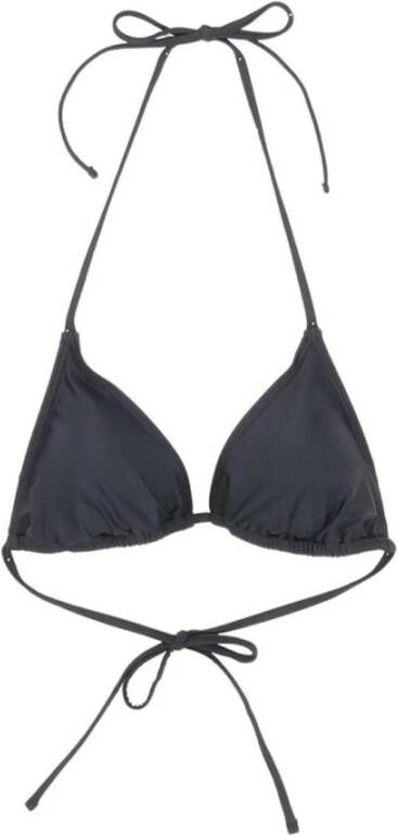PIECES voorgevormde triangel bikinitop PCBAOMI zwart