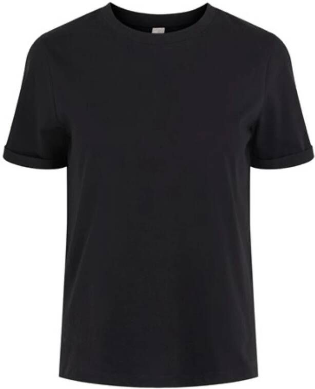 Pieces T-shirts Zwart Dames