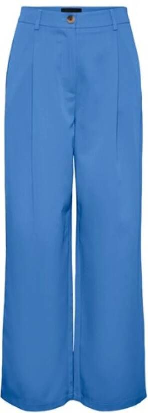 Pieces Trousers Blauw Dames