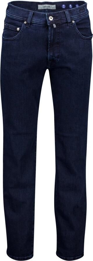 Pierre Cardin jeans blauw effen katoen met steekzakken - Foto 4