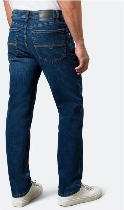 Pierre Cardin Heren Jeans 5-pocket Dijon Blauw Blue Heren - Foto 5