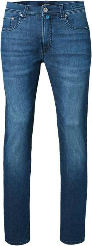 Pierre Cardin Jeans Lyon taps toelopende toekomstige flex Blauw Heren