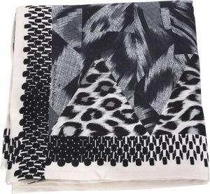 Pierre-Louis Mascia Scarf with all-over patterned print by Zwart Dames