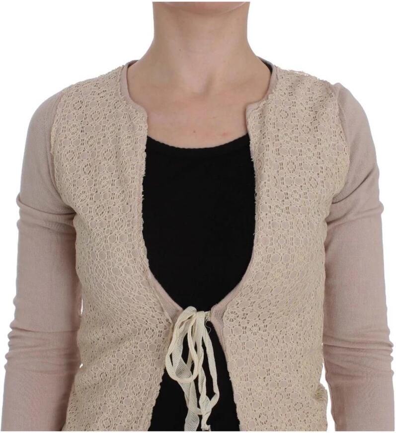 Dolce & Gabbana Gray Cotton Slim Fit Button Front Dress Vest Grijs