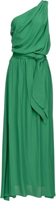 Pinko Agave Abito Crepe Marocaine Groen Dames