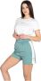 Pinko Hoge Taille Shorts met Zijzakken Green Dames - Thumbnail 3
