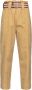 Pinko Avida Pantalone Pj704 Pelleovo Geel Dames - Thumbnail 3