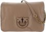 Pinko Love Bag Click Puff van zacht nappa leer Beige Dames - Thumbnail 6