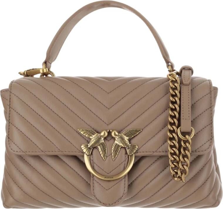 Pinko Handtas LOVE LADY PUFF CLASSIC CL SHEEP NAPPA CHEVRON - Foto 3