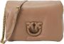 Pinko Love Bag Click Puff van zacht nappa leer Beige Dames - Thumbnail 8