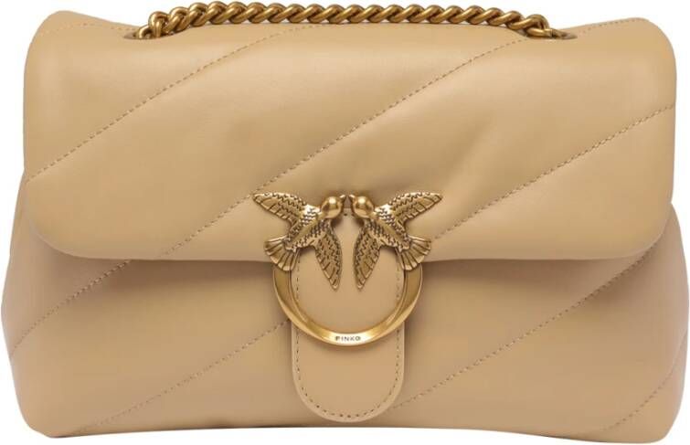 Pinko Cross Body Bags Beige Dames