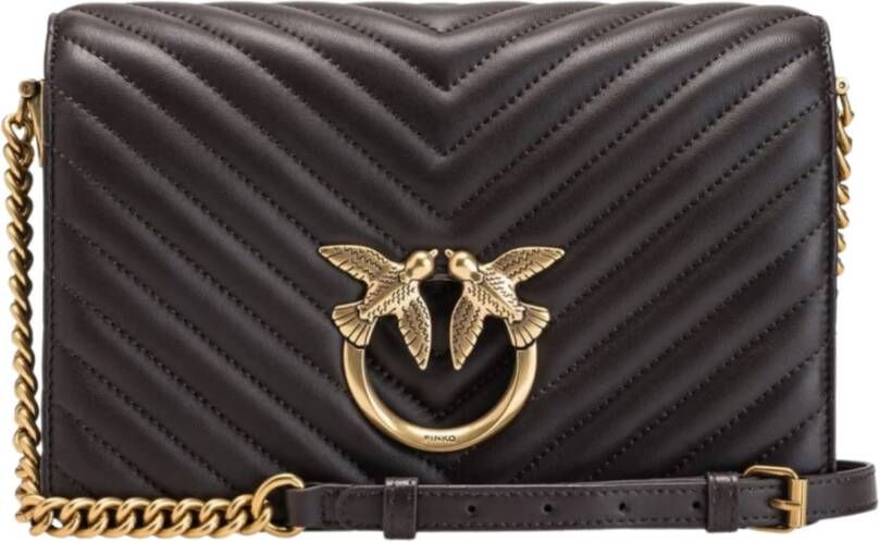 Pinko Stijlvolle Crossbodytassen voor Dagelijks Gebruik Black Dames - Foto 5