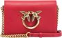 Pinko Love Click Mini RED Crossbody BAG Rood Dames - Thumbnail 1