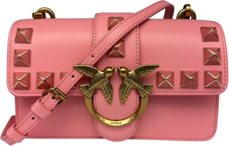 Pinko Roze Schoudertas Love One Mini Cl