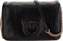 Pinko Klassieke Love Click Schoudertas Magnetische Sluiting Black Dames - Thumbnail 7