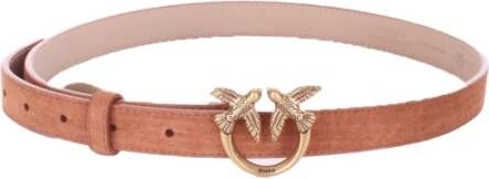 pinko Belts Leather Brown Bruin Dames