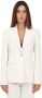Pinko Elegante Blazer met Stretchstof White Dames - Thumbnail 1