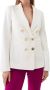Pinko Stijlvolle Jas White Dames - Thumbnail 1