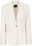 Pinko Elegante Blazer met Stretchstof White Dames - Thumbnail 3