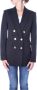 Pinko Dubbelbreasted blazer in prachtige zwarte stof Black Dames - Thumbnail 2