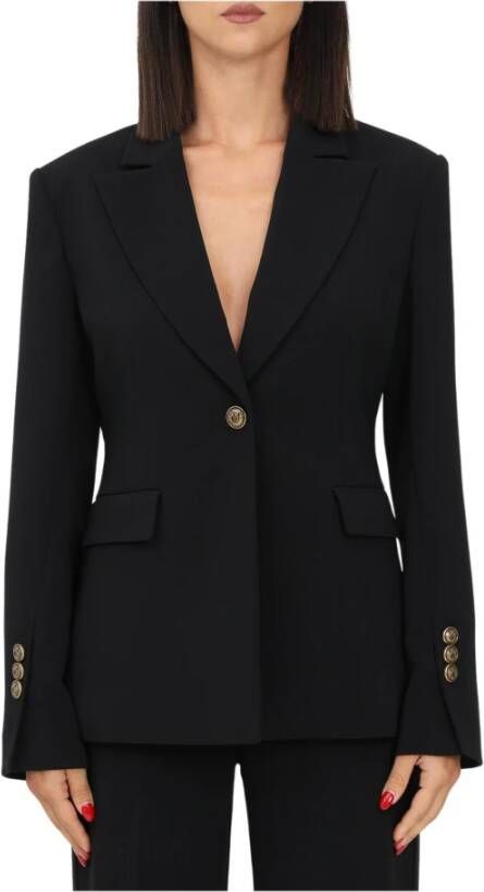Pinko Blazerjas Zwart Dames