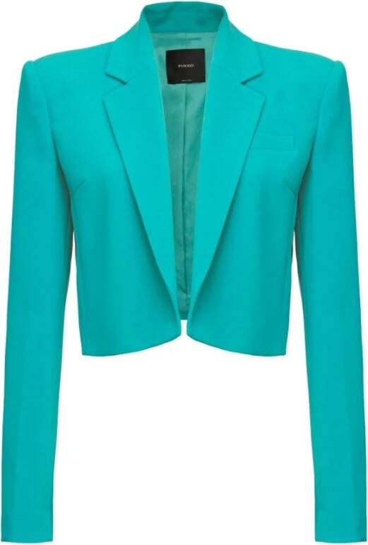 Pinko Moderne getailleerde blazer Green Dames