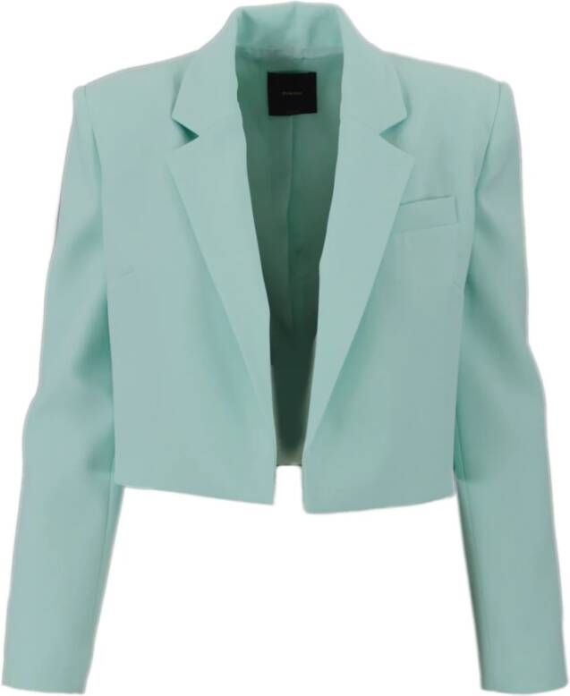 Pinko Elegante Blauwe Blazer Damesjas Blue Dames