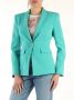 DES Phemmes Groene Katoenen Top met Kristallen Green Dames - Thumbnail 4