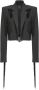 Pinko Samoa Spcer Crepe Stretch CON Frange Zwart Dames - Thumbnail 1