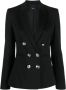 Pinko Zwarte blazer van stretch viscose stof Black Dames - Thumbnail 1